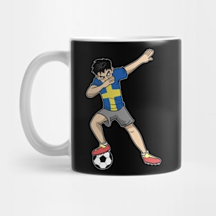 Soccer Sweden Soccer Player Boys Mug